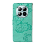 For Xiaomi Poco M8 Pro 5G / Redmi Note 15 Pro+ 5G (Global) Wallet Case Floral Butterfly Imprinted Leather Phone Cover Stand