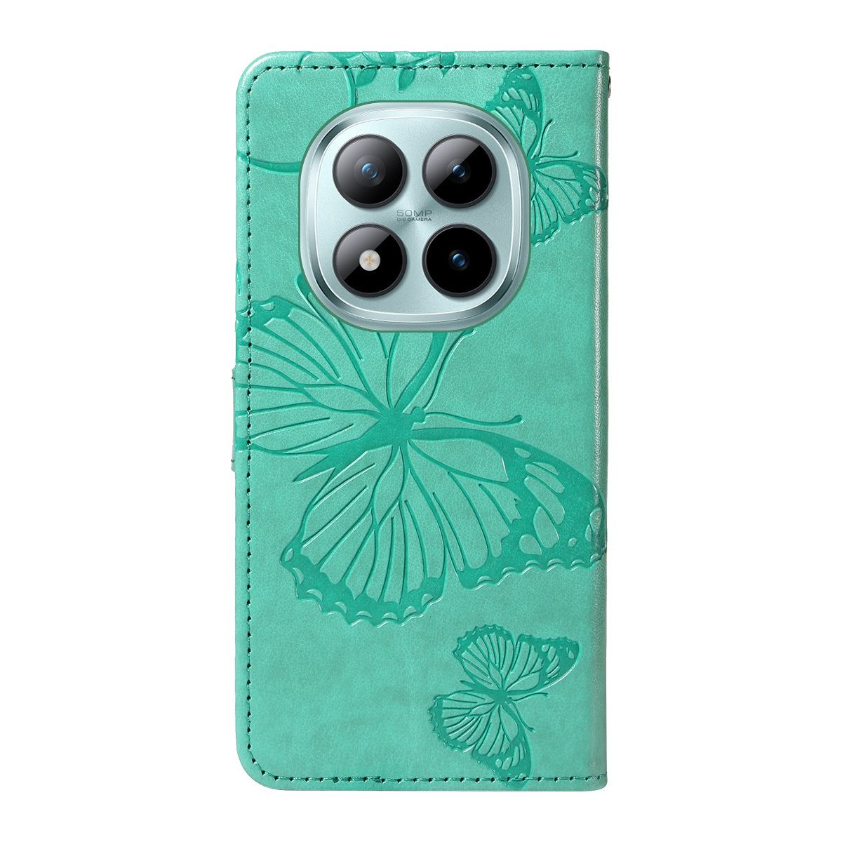 For Xiaomi Poco M8 Pro 5G / Redmi Note 15 Pro+ 5G (Global) Wallet Case Floral Butterfly Imprinted Leather Phone Cover Stand