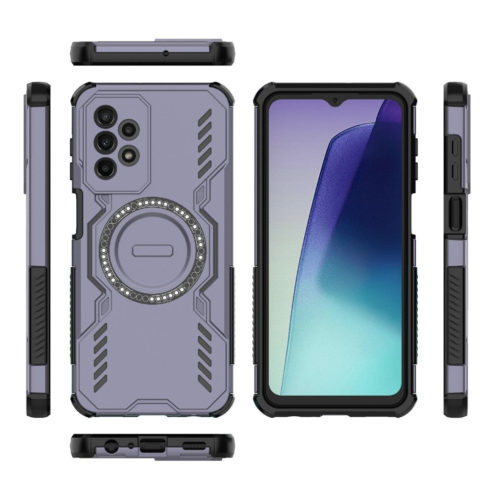 Samsung Galaxy A23 4G / 5G (Global) magnetisk Butterfly Armor-mobilcover i varmeafledende PC + TPU