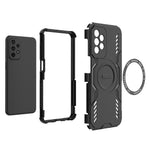 Samsung Galaxy A23 4G / 5G (Global) Magnetiskt Skal Butterfly Armor Hollow Värmeavledande PC + TPU mobilskal