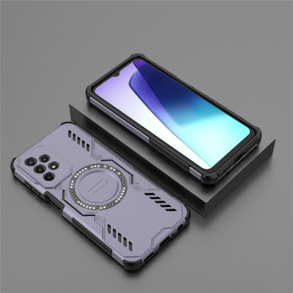 Samsung Galaxy A23 4G / 5G (Global) Magnetiskt Skal Butterfly Armor Hollow Värmeavledande PC + TPU mobilskal