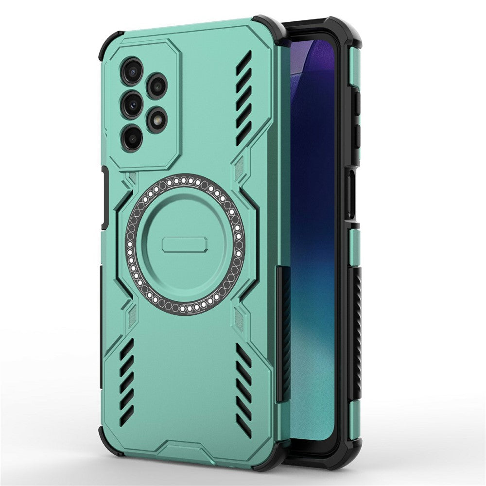 Samsung Galaxy A23 4G / 5G (Global) Magnetiskt Skal Butterfly Armor Hollow Värmeavledande PC + TPU mobilskal