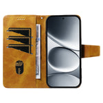 For Xiaomi Redmi Note 15 Pro 5G (Global) Leather Case Wallet Stand Grids Imprinted Phone Cover with Strap