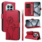 For Xiaomi Poco M8 Pro 5G / Redmi Note 15 Pro+ 5G (Global) Leather Wallet Case with Strap Dandelion Imprint Phone Stand Cover