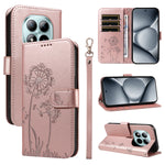 For Xiaomi Poco M8 Pro 5G / Redmi Note 15 Pro+ 5G (Global) Leather Wallet Case with Strap Dandelion Imprint Phone Stand Cover