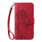 For Xiaomi Redmi Note 15 Pro 5G (Global) Leather Wallet Case with Strap Dandelion Imprint Phone Stand Cover