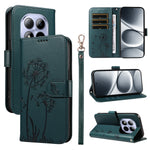 For Xiaomi Redmi Note 15 Pro 5G (Global) Leather Wallet Case with Strap Dandelion Imprint Phone Stand Cover