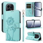For Xiaomi Poco M8 5G / Redmi Note 15 5G (Global) Leather Wallet Case with Strap Dandelion Imprint Phone Stand Cover