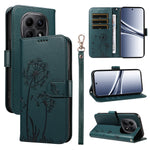For Xiaomi Poco M8 5G / Redmi Note 15 5G (Global) Leather Wallet Case with Strap Dandelion Imprint Phone Stand Cover