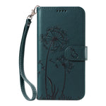 For Xiaomi Poco M8 5G / Redmi Note 15 5G (Global) Leather Wallet Case with Strap Dandelion Imprint Phone Stand Cover