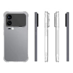 WANLONFENG For Xiaomi 17 Pro Back Cover  TM Series 2.0mm Clear TPU Phone Case (Big Lens Hole)