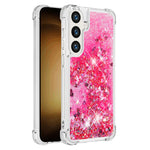 Samsung Galaxy S26 FE / S25 FE TPU-skal Glitter Quicksand Stötsäkert mobilbaksida