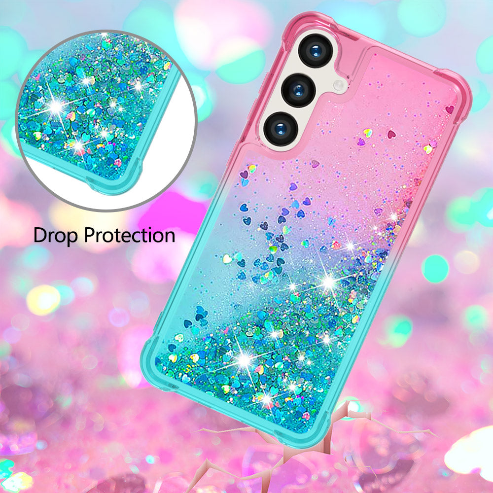 Samsung Galaxy S26 FE / S25 FE TPU-skal Gradient Quicksand Phone Backcover