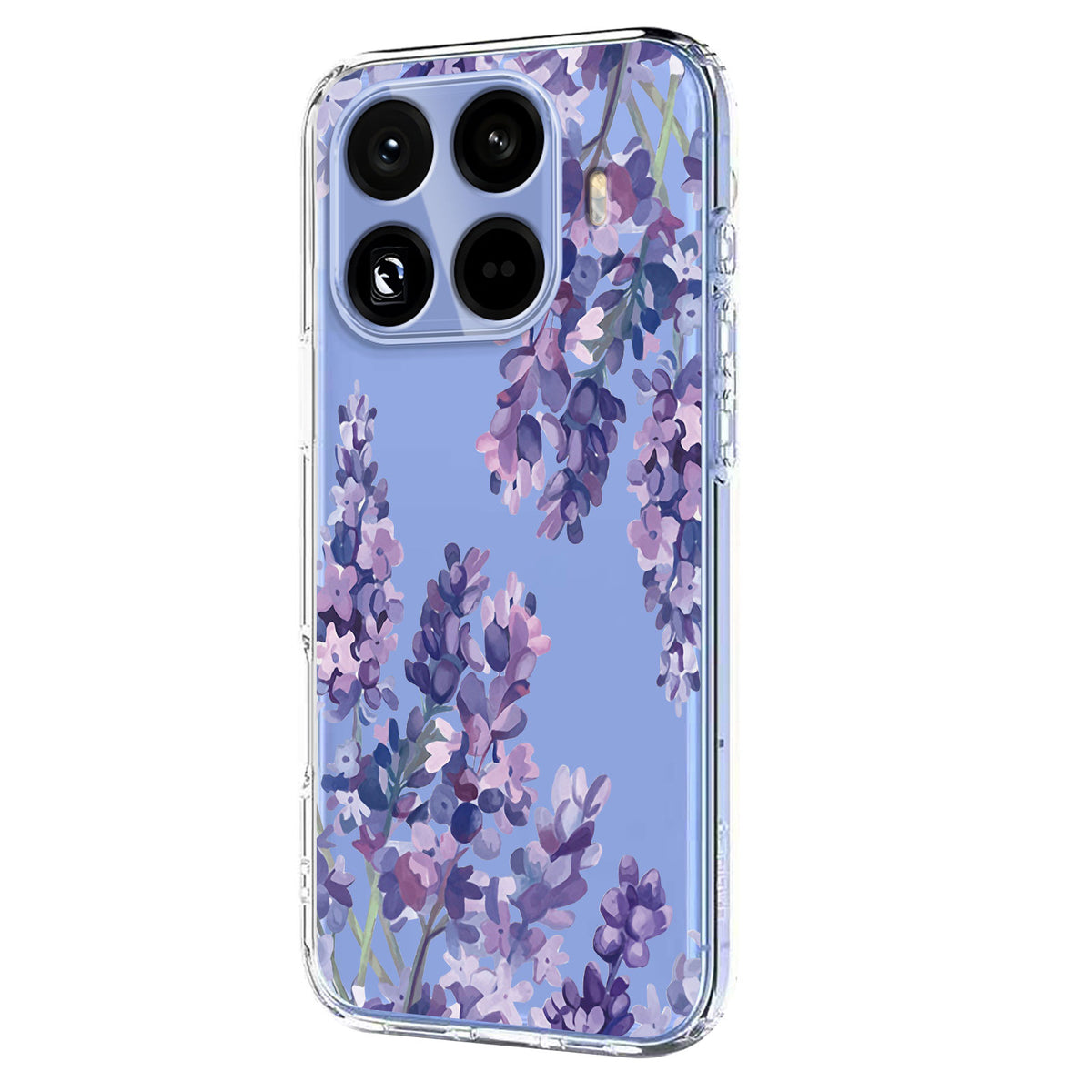 For Xiaomi 15T Pro Case Butterfly Floral Pattern Printing TPU Phone Back Cover
