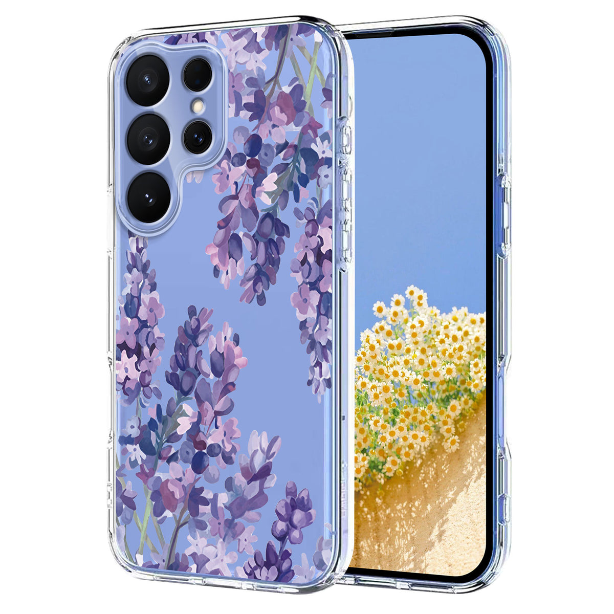 For Samsung Galaxy S26 Ultra Case Butterfly Floral Pattern Printing TPU Phone Back Cover