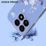 For Xiaomi 15T Case Butterfly Floral Pattern Printing TPU Phone Back Cover