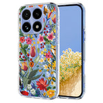 For Xiaomi 15T Case Butterfly Floral Pattern Printing TPU Phone Back Cover