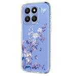 Til Honor 400 Smart 4G / Honor 400 Smart 5G Cover med sommerfugle- og blomstermønster, trykt TPU-telefonbagcover