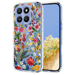 Til Honor 400 Smart 4G / Honor 400 Smart 5G Cover med sommerfugle- og blomstermønster, trykt TPU-telefonbagcover