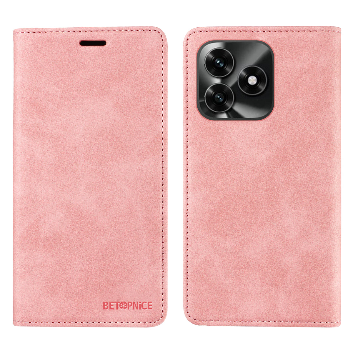 BETOPNICE Til Honor X5c Plus 4G Cover Magnetisk Lukning RFID Blokerende Pung Stand Læder Telefoncover