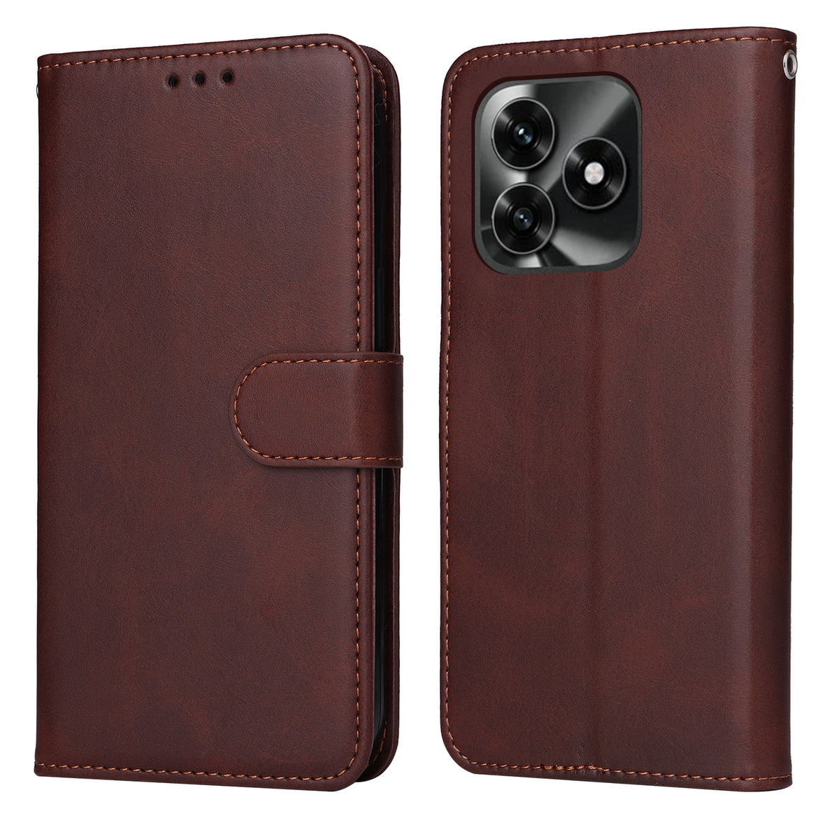 For Honor X5c Plus 4G Case Wallet PU Leather Folio Flip Phone Cover