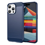 AMORUS For iPhone 15 Pro Max Case Carbon Fiber Texture Brushed Protective Phone Cover