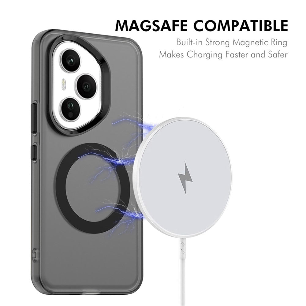 ENKAY Hat-Prince For Honor 400 Pro 5G (Global) Case with Hydrogel Film PC TPU Phone Cover Magnetic Case