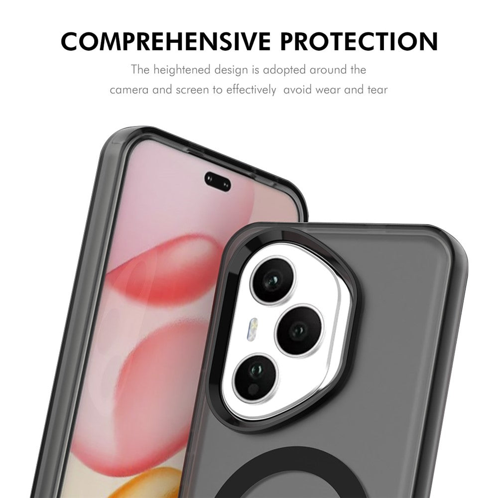 ENKAY Hat-Prince For Honor 400 Pro 5G (Global) Case with Hydrogel Film PC TPU Phone Cover Magnetic Case