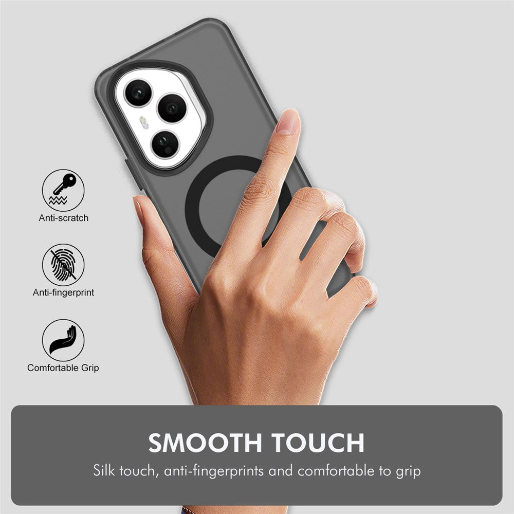 ENKAY Hat-Prince For Honor 400 Pro 5G (Global) Case with Hydrogel Film PC TPU Phone Cover Magnetic Case