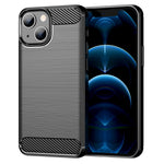 AMORUS For iPhone 13 mini Case Carbon Fiber Texture Brushed Protective Phone Cover