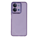 For Xiaomi Redmi 15C 4G (Global) (171mm) / Poco C85 4G (171mm) Case Electroplated Camera Frame TPU Phone Cover - Transparent Black