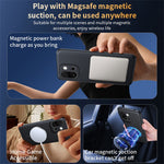 For OnePlus 15 5G Magnetic Case Leather Coated TPU + PC Phone Cover