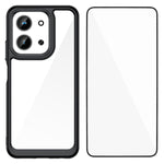 WANLONFENG För Xiaomi Redmi 15C 4G (EU) (173 mm) / Xiaomi Redmi 15C 5G (EU) (173 mm) mobilskal XC-serien TPU Akrylskydd med Härdat Glas (Stort Linshål)