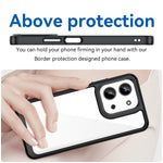 WANLONFENG För Xiaomi Redmi 15C 4G (EU) (173 mm) / Xiaomi Redmi 15C 5G (EU) (173 mm) mobilskal XC-serien TPU Akrylskydd med Härdat Glas (Stort Linshål)