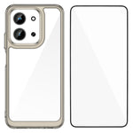 WANLONFENG För Xiaomi Redmi 15C 4G (EU) (173 mm) / Xiaomi Redmi 15C 5G (EU) (173 mm) mobilskal XC-serien TPU Akrylskydd med Härdat Glas (Stort Linshål)