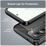WANLONFENG-cover med skærmfilm i LS-serien til Xiaomi Redmi 15 4G (EU) (171 mm) / Xiaomi Redmi 15 5G (EU) (171 mm), stort linsehul, børstet tekstur og TPU-mobilcover