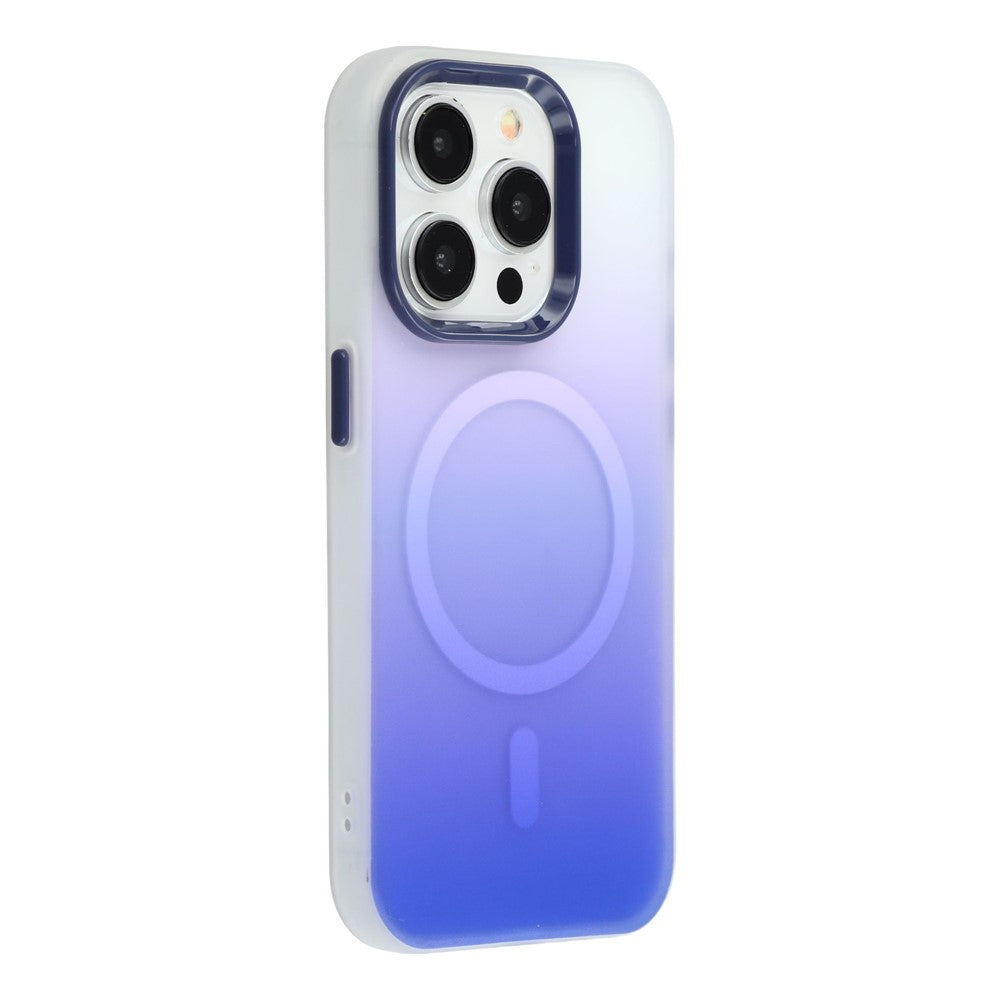 For iPhone 13 Pro Max Case Compatible with MagSafe Gradient Frosted Design PC + TPU Phone Cover