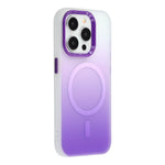 For iPhone 13 Pro Max Case Compatible with MagSafe Gradient Frosted Design PC + TPU Phone Cover