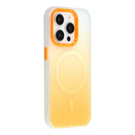 For iPhone 13 Pro Case Compatible with MagSafe Gradient Frosted Design PC + TPU Phone Cover