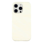 For iPhone 16 Pro Max Case Velvet Texture Leather + PC Phone Back Cover