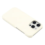 For iPhone 16 Pro Max Case Velvet Texture Leather + PC Phone Back Cover