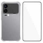 WANLONFENG For Xiaomi 17 Pro Case  WL Series 2.0mm Clear TPU Cover with Tempered Glass (Big Lens Hole)