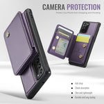 JEEHOOD Til Samsung Galaxy Note20 Etui J05 Mobilt lædercover med aftagelig magnetisk kortpung