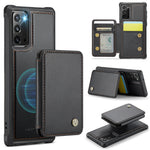 JEEHOOD Til Samsung Galaxy Note20 Etui J05 Mobilt lædercover med aftagelig magnetisk kortpung