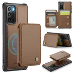 JEEHOOD Til Samsung Galaxy Note20 Etui J05 Mobilt lædercover med aftagelig magnetisk kortpung
