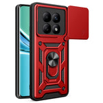 For Xiaomi Poco M8 5G / Redmi Note 15 5G (Global) Case with Slide Camera Lid PC + TPU Kickstand Phone Cover