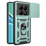 For Xiaomi Poco M8 5G / Redmi Note 15 5G (Global) Case with Slide Camera Lid PC + TPU Kickstand Phone Cover