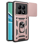 For Xiaomi Poco M8 5G / Redmi Note 15 5G (Global) Case with Slide Camera Lid PC + TPU Kickstand Phone Cover