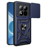 For Xiaomi Redmi Note 15 Pro 5G (Global) Case with Slide Camera Lid PC + TPU Kickstand Phone Cover