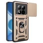 For Xiaomi Redmi Note 15 Pro 5G (Global) Case with Slide Camera Lid PC + TPU Kickstand Phone Cover